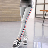 Girls Sports Pants 2018 Cotton Pure Color Pencil Pant New Fashion Baby Skinny Trousers Children Girl Leggings White Pants 3-11Y