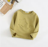 Girls Sweatshirts Autumn Winter Children Hoodies Long Sleeves Kids T-shirt Tops Casual Boys Clothes BC394