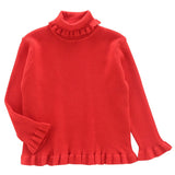 Girls Warm Sweatshirts Children Clothing Girls Casual Long Sleeve Turtleneck Sweater Co Top Autumn Winter Sweater Kids Clothes