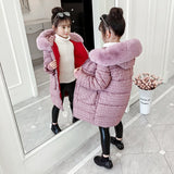 Girls Winter Coat Plaid Parka Kids Long Sleeve Children Cotton-Padded Jacket Thick Warm Clothes For Teen Girls 6 8 10 12 13 Year