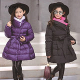 Girls Winter Coats and Jackets Children Girls Parka Spring Autumn Warm Girls Clothes Children's hand cotton padded clothes