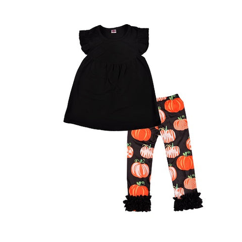 Halloween Day New Arrival Baby Girl Summer Clothes Cute Pumpkin Patter ...