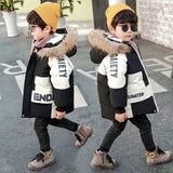 Hooded Baby Outerwear Toddler Coat Children Clothing Boys Plus Velvet Cotton Winter Jackets Coat for Kids Warm Thick Parkas