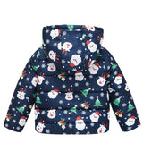 Autumn Winter Hooded Children Down Jackets For Girls Christmas Warm Kids Down Coats For Boys 2-8 Years Outerwear Clothes