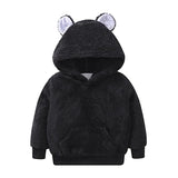 Hot Children Sweatshirts 2018 New Autumn Winter Furry Be Hooded Sweatshirts Baby Casual Outwe Boys Girls Clothing 1-6Y A