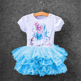 Hot Girl Children Baby Clothes Elza Dress For Kids Baby Party Dresses Custome Vestidos Summer 2017 Cospaly Elsa Anna 2-10T Dress