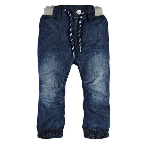 Infant Baby Boys&Girls Double Layers Jeans Newborn Bebe Denim Harem Pants Jersey Layer Elastic Waist Kids Children Trousers Warm