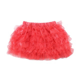 Infant Baby Girls Princess Tulle Skirt Newborn Pleated Ruffles tutu Short Mini Skirts For Cute Baby