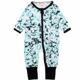 Infant Long Sleeve Flower Print Footies Jumpsuit Newborn Baby Boy girls Clothes Pajamas Bebes Outfits