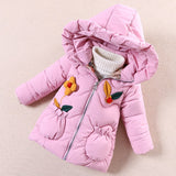 Infant Overcoat Russian Winter Down Jacket Snowsuit Baby Girls Parka Kids Jacket Waterproof Toddler Outerwear