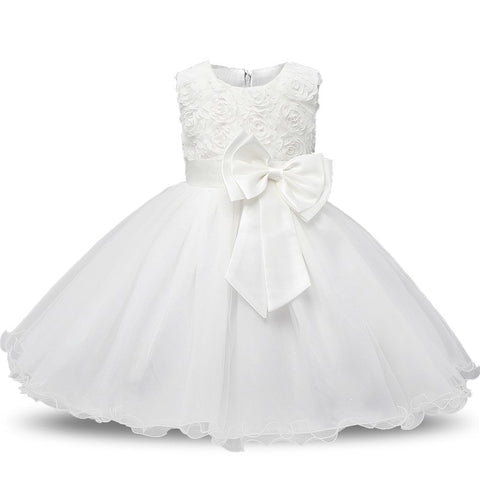 Infant Princess Baptism Dress For Girl Kids Festival Party Wear Baby Girl 1st Birthday Outfits Newborn Bebes Christening Gowns