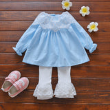 Cotton Baby Girl Clothing Full Mesh Tutu Toddler Dress Lace White Leggings for Baby Girls 2018 Kids Girls Clothes Set