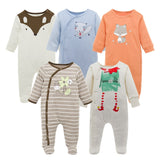 Kavkas Bebe Roupao De Banho Newborn Gown Baby Boy Pajamas Full Sleeve Sleepwear Set Baby Clothing