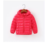 Kids Girls Down Coats Children Boys Lightweight Jacket Autumn/Winter Baby Warming Colorful Coats Child Down Outerwear