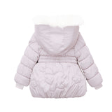 Kids Girls Winter Warm Jacket   Heavy Thick Plus Velvet Hooded Coat For Kids Children's Outdoor Travel Clothing Fashion