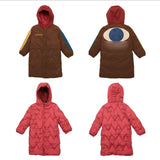 Kids Jacket   TAO Winter Boys Girls Print Thick Warm Coat Baby Child Cotton Outwear Clothes