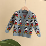 Kids Jacket 2023 for Boys Sweater Coats Children Clothing Autumn Baby Girls Clothes Outerwear Cartoon Knitting Jackets Coat