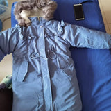 Kids Winter Long Jacket For Girls Clothing Teens Boys Clothes Faux Fur Collar Coat Snowsuit Outerwear & Coats Parka Children