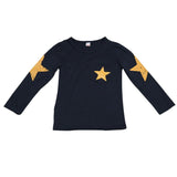 Kids baby  boys Spring   t shirts Toddler Kids Baby Boy Long Sleeve Star Print T-shirt Tops Clothes   M15