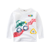 Kung Fu Ant Brand New Boys T Shirt Long Sleeve Kids T-shirts Boy Spring C Printed Children T-shirts For Baby Boy Tops&Tee 2~10