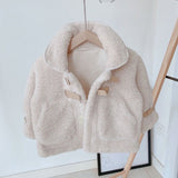 Lawadka Autumn Winter Children Girls Jackets Coats Wool Kids Clothes Padded Coats Princess Baby Outerwear Clothing 1-6T