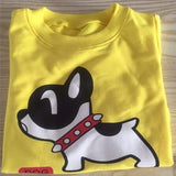 Band Sport Baby Boys T-shirt Dog Pattern Long Sleeve T Shirts for boys Cotton Children Clothes