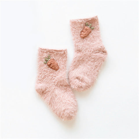 Velvet Baby Socks Winter Fashion Baby Girl Socks Newborn Baby Boy Socks Stuff Clothes Accessories