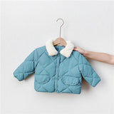 Lawadka Winter Thick Warm Kids Padded Coats Cotton Down Clothes Children Girls Boys Fur CollarJacket Outerwear for 2-6T