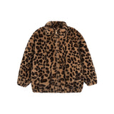 Leopard Print Coat Kids Winter School Girls Children Clothing Boys Jackets Clothes Faux Fur Snowsuit Outerwear Thick Warm Coat