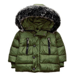 Little J Kids Thick Cotton Jacket Boys Girls Winter Padded Co Warm Fur Hooded Parka Children Outerwe Child Clothing Chaqueta