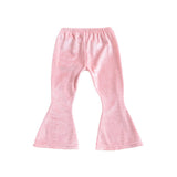 Long Trousers New Fashion Baby Clothing Baby Pants Kids Girls Bell Bottom Wide Leg Flare Stretch Boho Pants