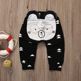 Lovely Baby Kids Girls Boys Pants Casual Cute Animals High Waist Pants Trousers Baby Pants