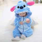Baby Clothes Infant Romper Baby Boys Girls Jumpsuit New born Bebe Baby Clothing Hooded Toddler Cute Stitch Baby Costumes