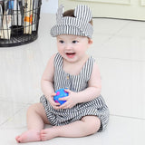 2018 Baby Boys Clothes Infant Clothing Striped Bodysuits H 2 Pcs Baby Set Cute Baby Girl Outfit