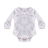 MUQGEW 2018 baby-girl-clothing white Lace Romper floral girl Newborn Baby boys Solid Dress Floral Sleeve Playsuit Clothes Outfit