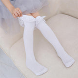 Mid-length lace thin white Children's leggings girls bottom summer mesh solid breathable high elastic stockings skinny