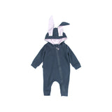 2017 Autumn Baby Rompers Cute Cartoon Rabbit Infant Girls Boys Jumpers Kids Baby Outfits Baby Clothes Bunny Jumpsuits