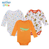 3 PcsLot Baby Romper Infant Romper Long Sleeve Jumpsuit Romper 12 Colors Brand Baby Girl Boy Clothing Christmas