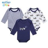 3 PcsLot Baby Romper Infant Romper Long Sleeve Jumpsuit Romper 12 Colors Brand Baby Girl Boy Clothing Christmas
