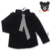 Navy Blue R Children Cardigans Boys Spring Co Kids Jacket Baby Boy Clothes Cotton Sweater Fashion Boy Outfits Black Shirts