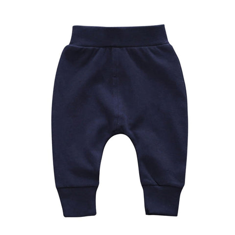 New 2018 Baby Boys Girls Pants Fashion High Waisted Casual Baby Girls Long Pants For Baby Casual Trousers Boys Girls Clothes