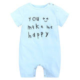 New 2018 Newborn Baby Romper Summer Boy Girl Clothes For Boys Kids Tops Jumpsuits Sports Infant Outfits Unisex 6 9 12 24 Months