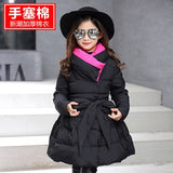 New 2018 Winter Jackets For Girls Clothes Children Clothing Kids Clothes Fashion Thick Cotton Winter Co Parka 3 Colors 4-14Y