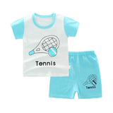 New Baby Boy Summer Mickey Clothes Infant Newborn Boy Girl Clothing Set Sports Tshirt+ Shorts Suits