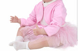 Baby Girls Bolero Toddler Long Sleeves Cotton Short Shrug Newborn Girls Jacket