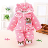 New Baby Winter Romper Cotton Padded Thick Newborn Baby Girl Warm Jumpsuit Autumn Fashion Baby's Wear Kid Climb Clothes SA822256