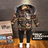 Boys And Girls  Winter Coats  camouflage Warmer Hooded  Kids Coats   Winter Jacket 8WC031