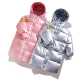 Brand Hooded Winter Jacket for Boy Girl Down Coat Clothing Thick Long Style Kids Winter Coat Parka 3 To 10 Years Boys Jacket