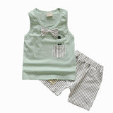New Fashion Baby Boy Clothing Set Tank Top + Shorts Jeans Kids Clothes Toddler Boy Clothing Set Children Clothing Boys Costume