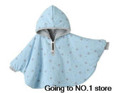 New Fashion Fleece Combi Baby Coat Babe Cloak Two-sided Outwear Floral Baby Poncho Cape Infant Baby Coat Children's Clothing